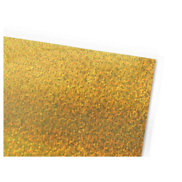 PA Vinyl Iron On Roll 12 inch x 19 inch Roll Sparkle Gold