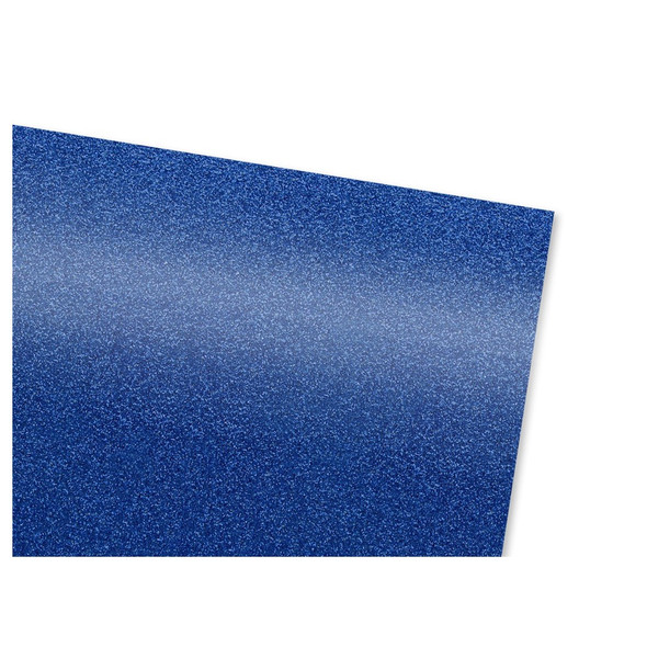 PA Vinyl Iron On Roll 12 inch x 15 inch Stretch Glitter Blue