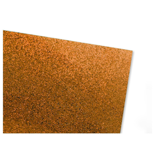 PA Vinyl Iron On Roll 12 inch x 20 inch Stretch Glitter Texture Dark Gold