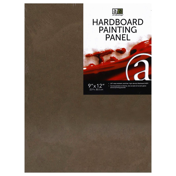 Art Advantage Hardboard Painting Panel 9 inch x 12 inch