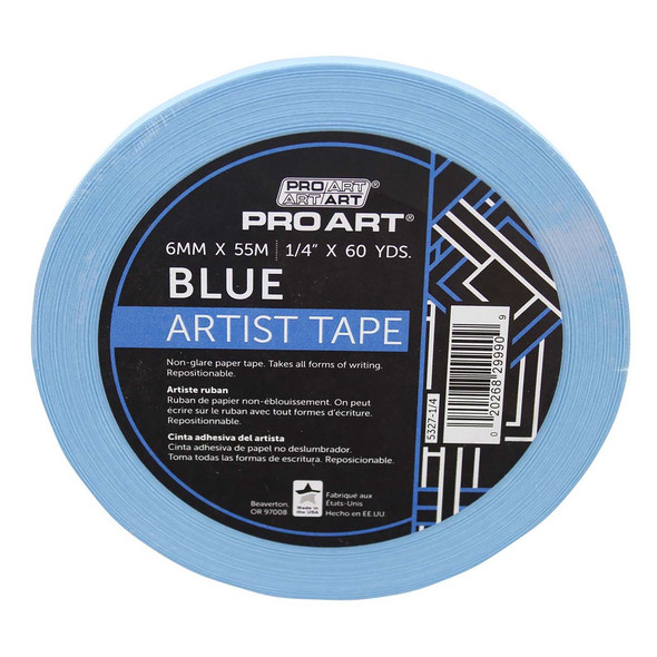 Pro Art Tape Artist 1/4 inch Blue 60yd