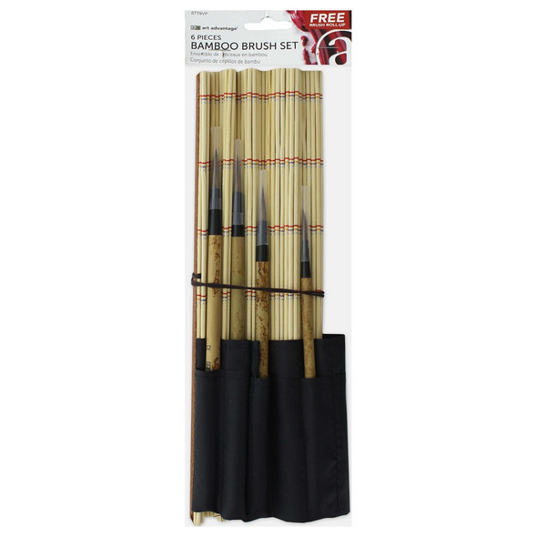 Art Advantage Brush Set Bamboo Value Pack