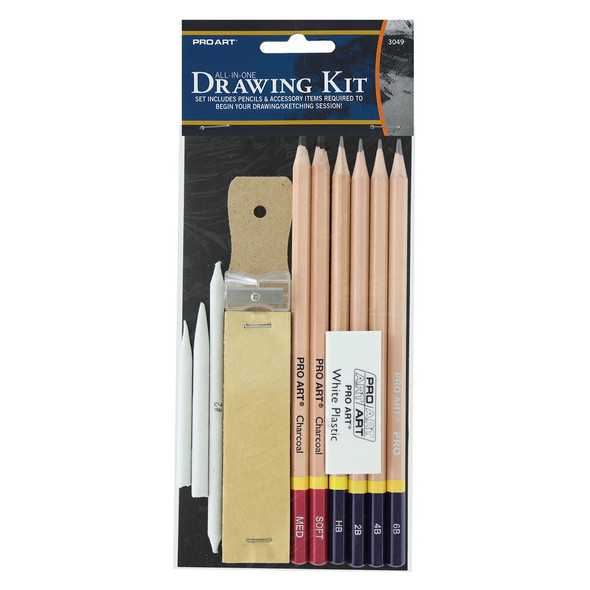 Pro Art Pencils All In One Drawing Kit