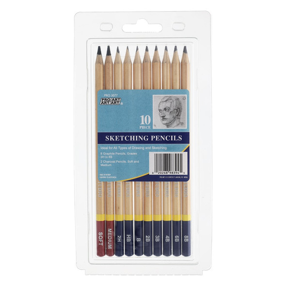 Pro Art Pencils Dry Media Set 10pc