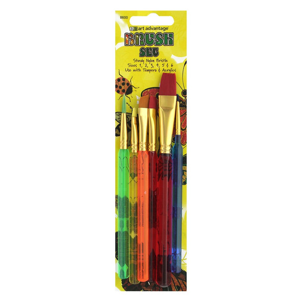 Art Advantage Brush Set Triangle Handle 6pc