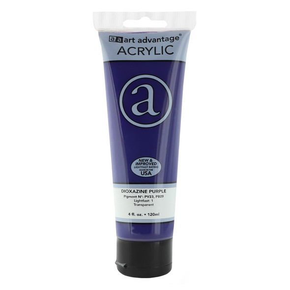 Art Advantage Acrylic Paint 4oz Dioxazine Purple