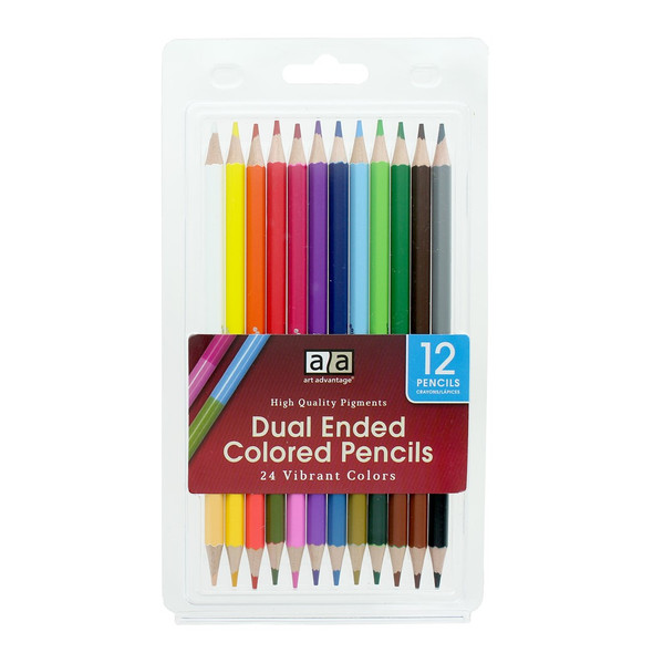 Art Advantage Dual Color Pencil Set 12pc