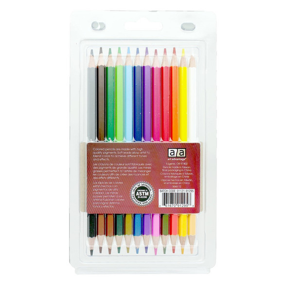 Art Advantage Dual Color Pencil Set 12pc