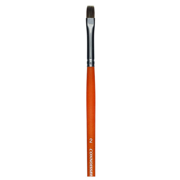 Connoisseur Synthetic Mongoose Brush Long Handle Bright #2