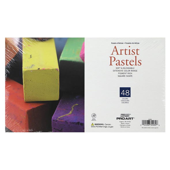 Pro Art Artist Pastel Square Basic Colors 48pc