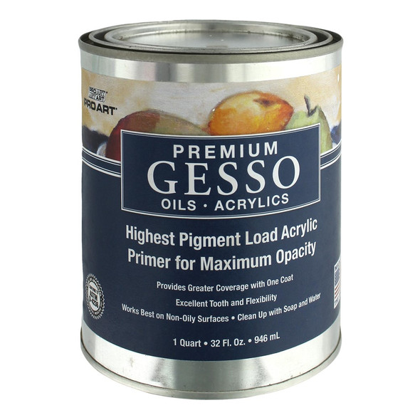 Pro Art Acrylic Gesso Premium 32oz White