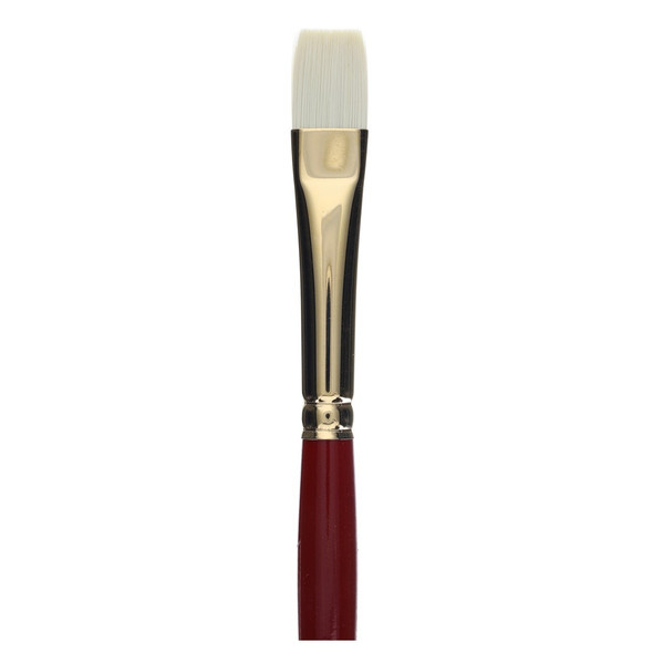 Connoisseur Pure Synthetic Bristle Brush Long Handle Bright #6
