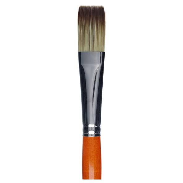 Connoisseur Synthetic Mongoose Brush Long Handle Flat 10