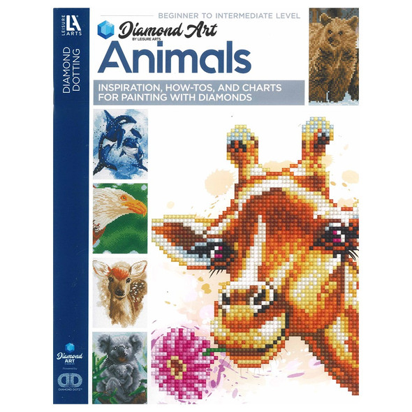 Diamond Art By Leisure Arts Animals Painting Book