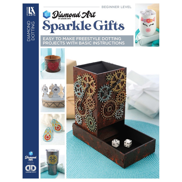 Diamond Art By Leisure Arts Sparkle Gifts Book