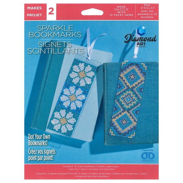 Diamond Art Kit Sparkle Bookmarks