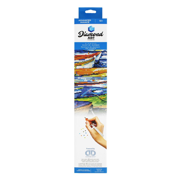 Diamond Art Kit Advanced 16 inch x 20 inch Boats