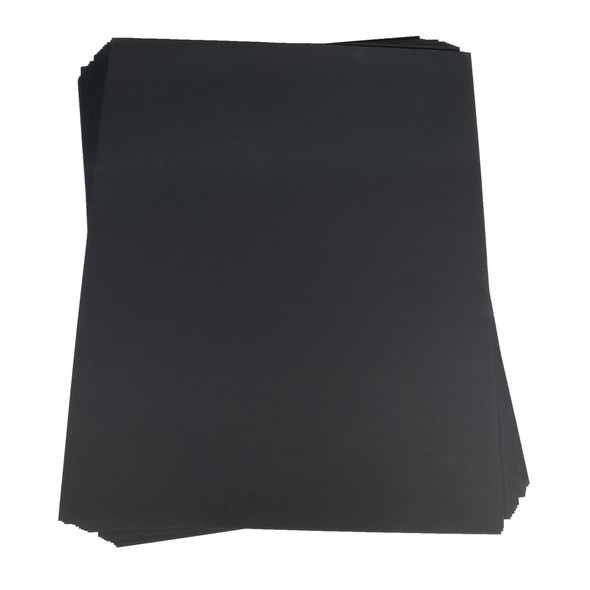Pro Art Mat Board Blank 8 inch x 10 inch Black Core Black 25pc
