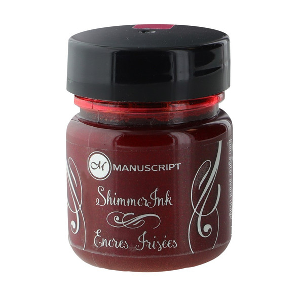 Manuscript Dip Pen Shimmerink 25ml Ruby Sunset