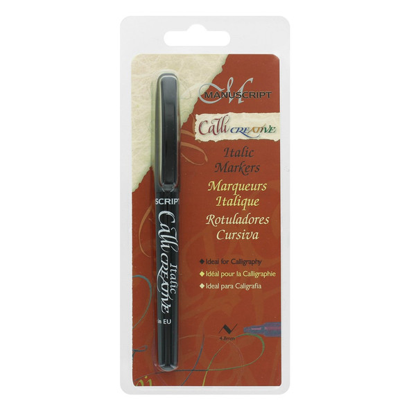 Manuscript Callicreative Italic Marker Black