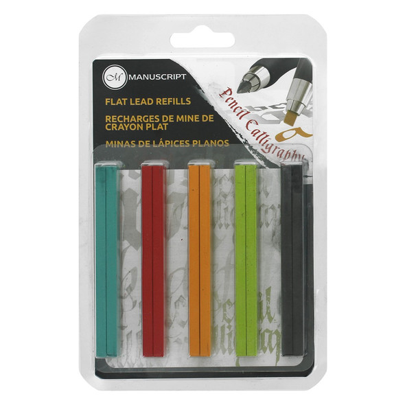 Manuscript Flat Lead Set Mixed Color
