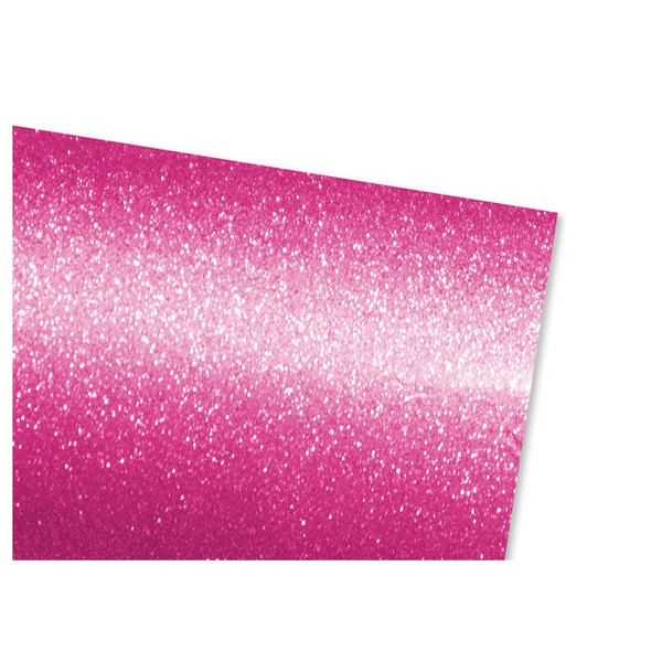 PA Vinyl Permanent Roll 12 inch x 36 inch Fine Glitter Raspberry