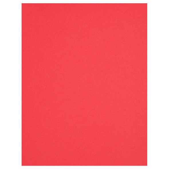 Paper Accents Cardstock 8.5 inch x 11 inch Smooth 65lb Red 1000pc Box