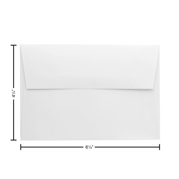 Paper Accents Envelopes 4.25 inch x 6.25 inch White 10pc