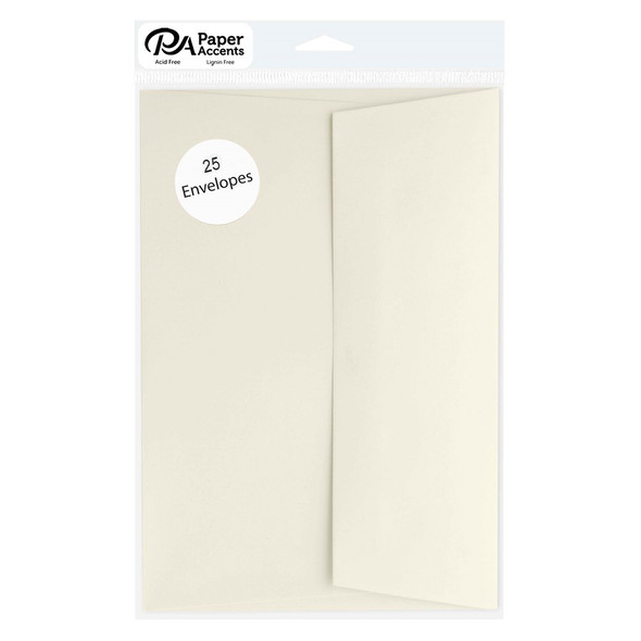 Paper Accents Envelopes 4.25 inch x 6.25 inch Cream 25pc