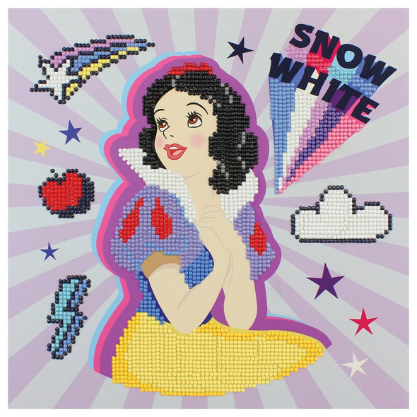Camelot Dots Diamond Painting Kit Intermediate Disney Pow-Er Dotz Snow White Caring
