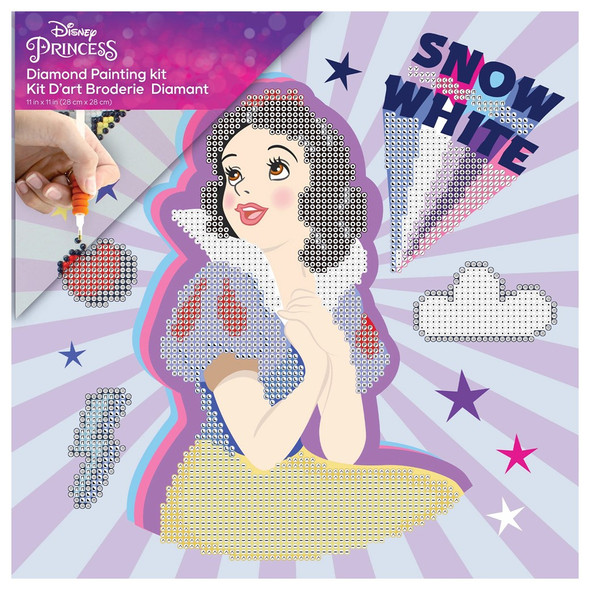 Camelot Dots Diamond Painting Kit Intermediate Disney Pow-Er Dotz Snow White Caring