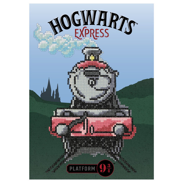 Camelot Dots Diamond Painting Kit Beginner Harry Potter Hogwarts Express