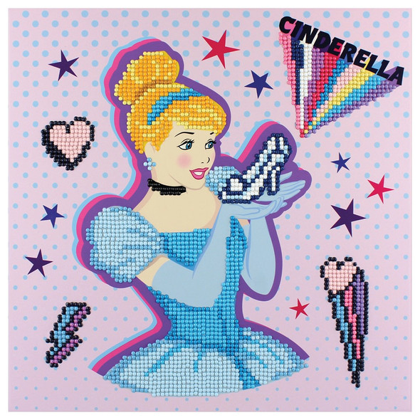 Camelot Dots Diamond Painting Kit Intermediate Disney Pow-Er Dotz Cinderella Kind