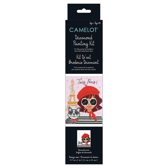 Camelot Dots Diamond Painting Kit Beginner Tres Paris