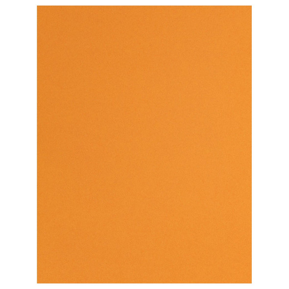 Paper Accents Cardstock 8.5 inch x 11 inch Smooth 65lb Pumpkin 1000pc Box