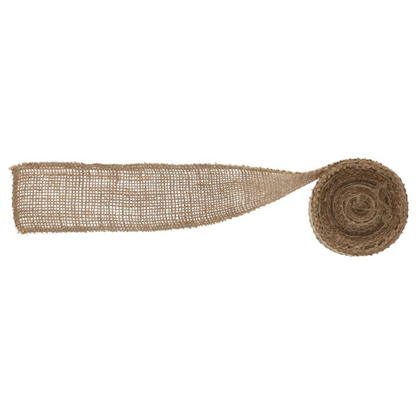 Hampton Art Jute 2.5 inch Burlap Ribbon 15ft