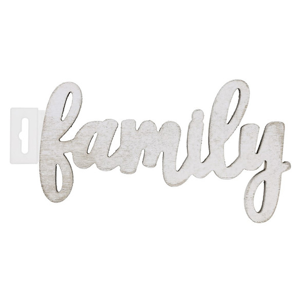 Hampton Art Wood Script Family White