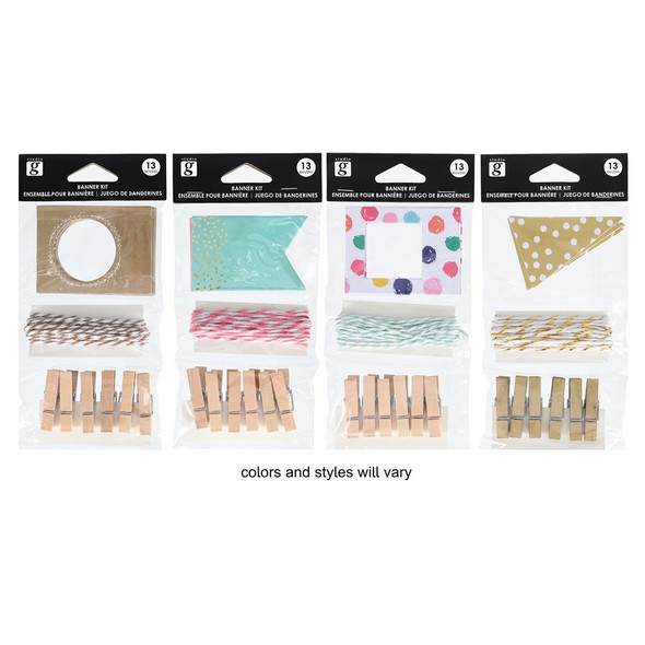 Hampton Art Studio G Banner Kit Assorted 13pc