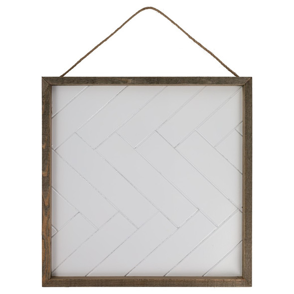 Hampton Art Frame Tile Craft Me 16 inch x 16 inch Subway/Rustic