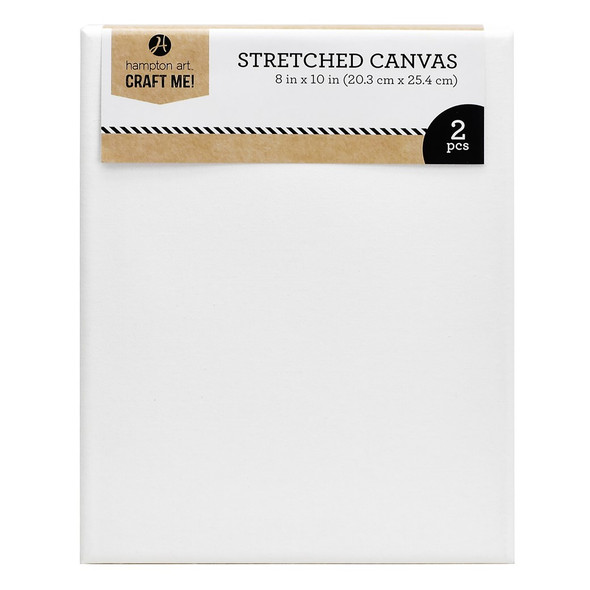 Hampton Art Canvas 8 inch x 10 inch Stretched 2pc