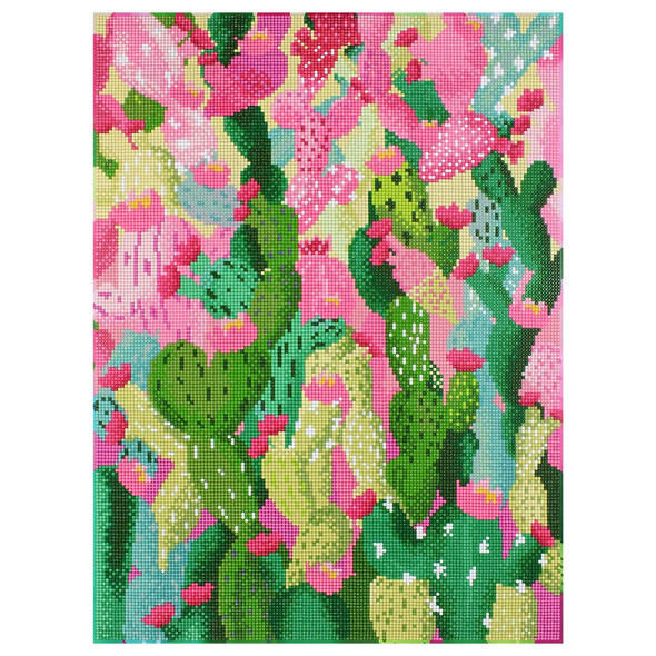 Camelot Dots Diamond Painting Kit Intermediate Cactus Scenery