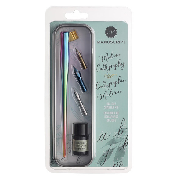 Manuscript Dip Pen Modern Calligraphy Set Oblique Rainbow