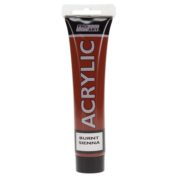 Pro Art Acrylic Paint 75ml Burnt Sienna