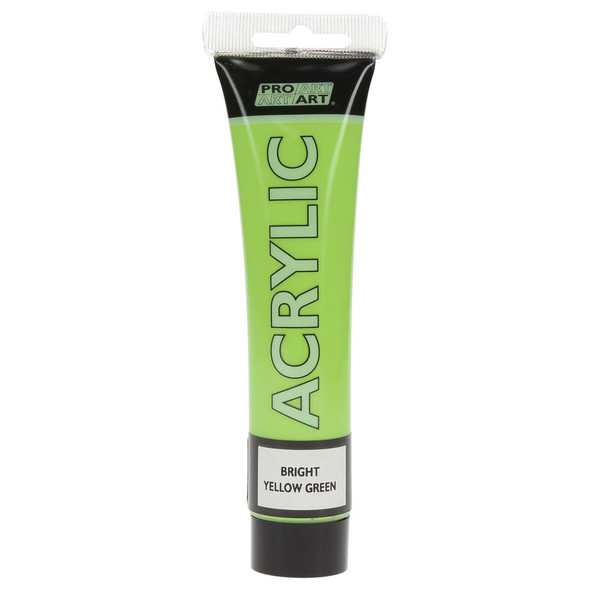 Pro Art Acrylic Paint 75ml Bright Yellow Green