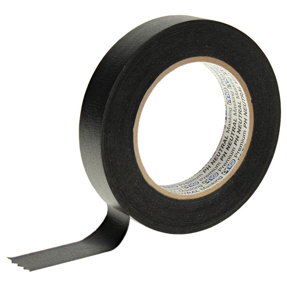 Pro Art Tape Masking 1 inch x60yd Black