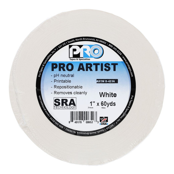 Pro Tape Artist 1 inch White 60yd