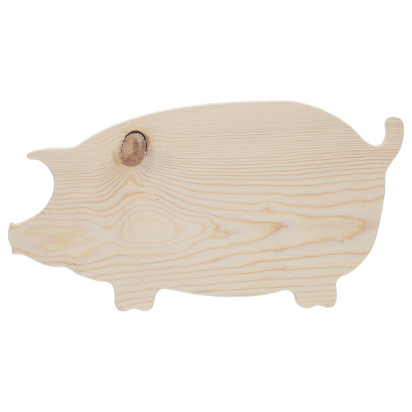Good Wood By Leisure Arts Plaques Pig Board Pine 14.25 inch x 7.5 inch x 0.75 inch