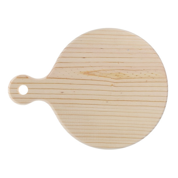 Good Wood By Leisure Arts Plaques Circle With Handle Pine 11.25 inch x 8.75 inch x 0.75 inch