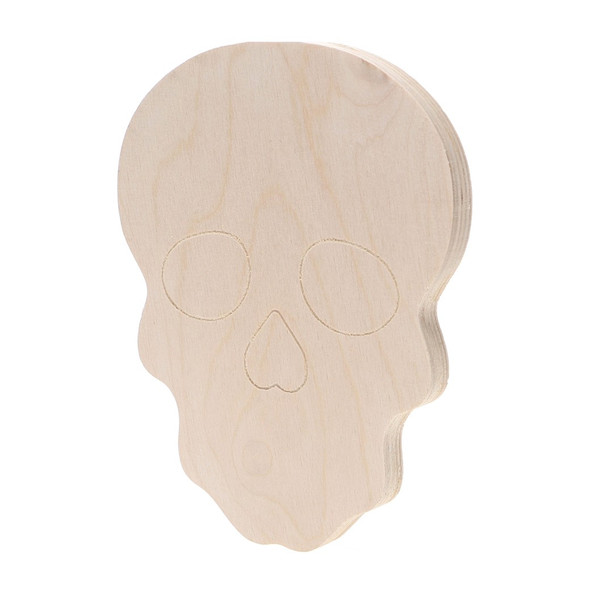Good Wood By Leisure Arts 1/2 inch Thick Shapes Skull