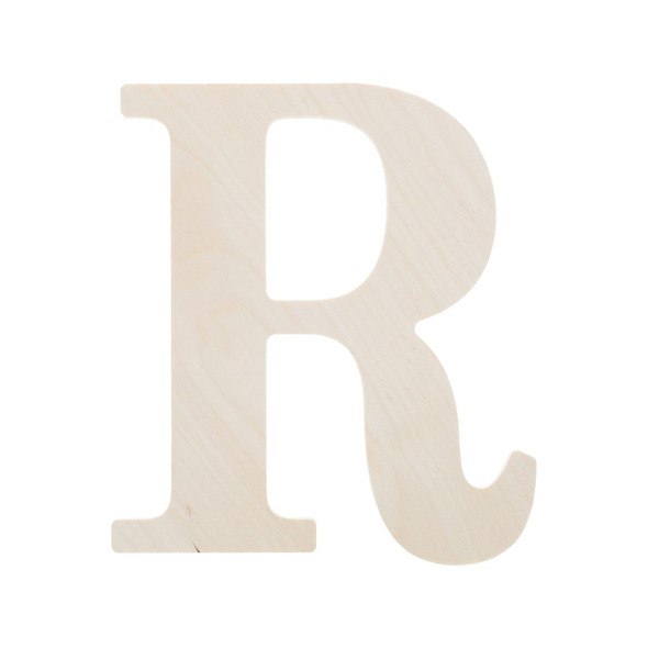 Good Wood By Leisure Arts Letters 9.5 inch Birch R